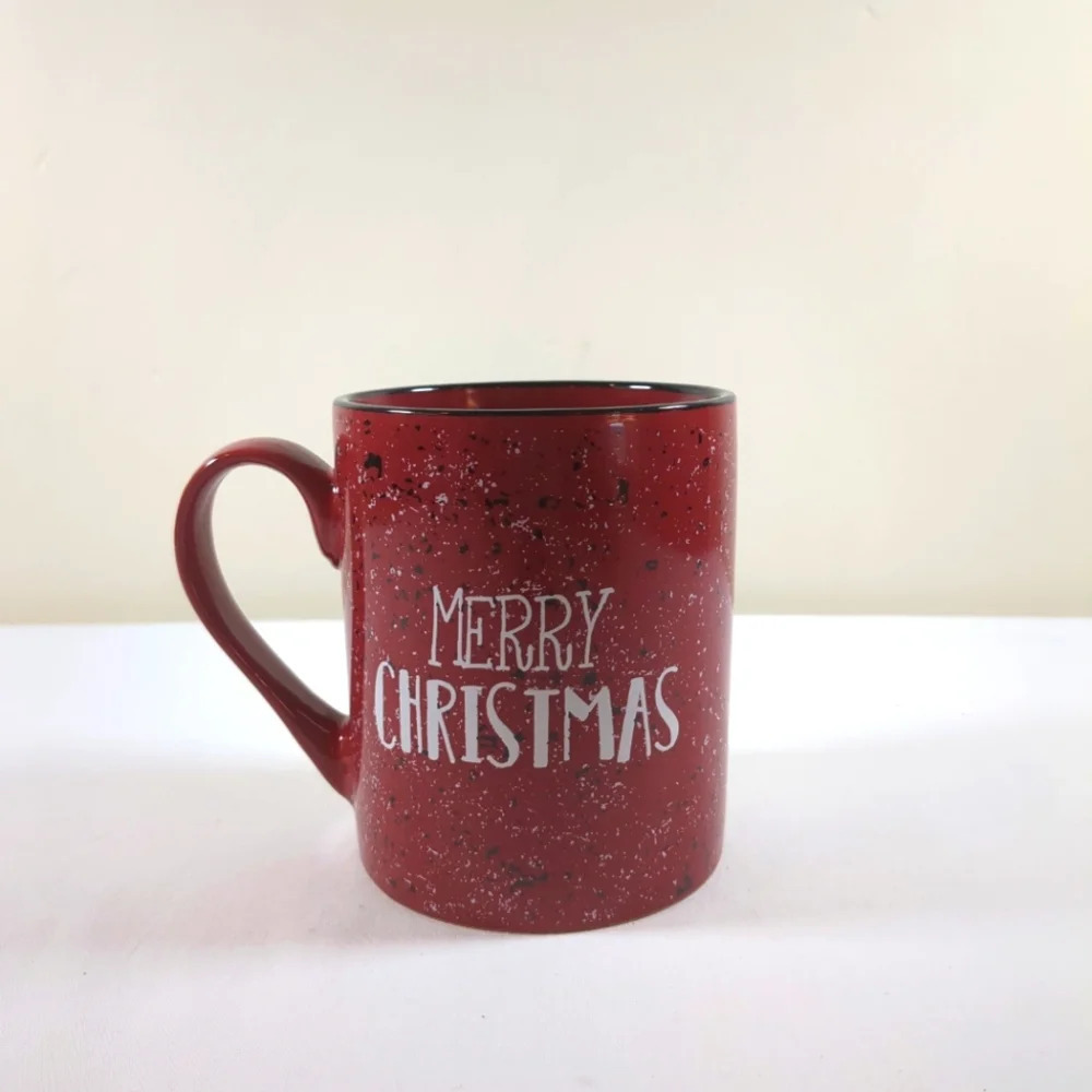 Lily & Grace Merry Christmas red coffee mug